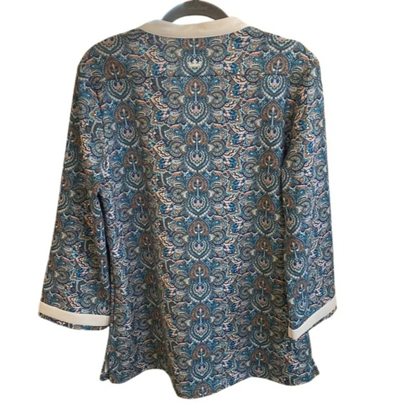 Peter Millar Paisley UPF50 Tunic Top Size Medium - Picture 5 of 8
